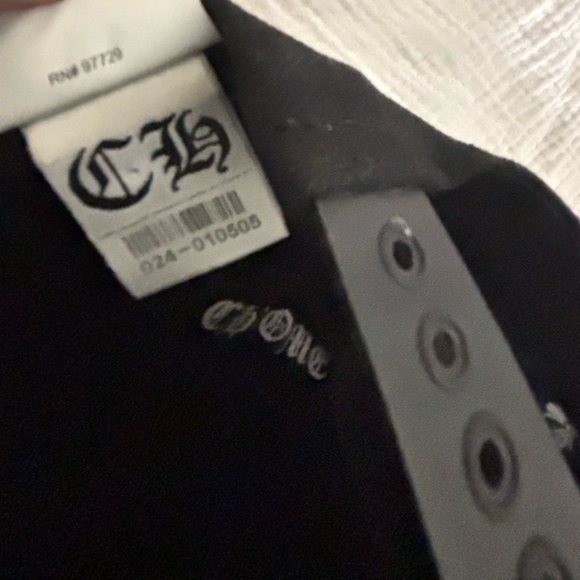 CHROME HEARTS Vertical Signature Baseball Cap AUTHENTIC - Picture 4 of 8